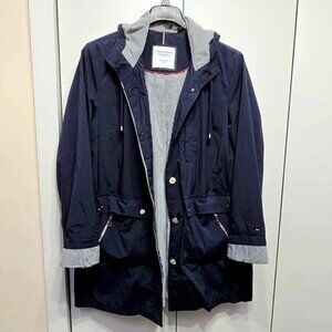 (SOLD) LIKE NEW Tommy Hilfiger NAVY BLUE Anorak Jacket Raincoat 2X Orig$200+Tax
